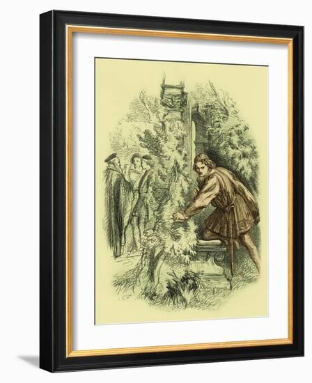 Much Ado about Nothing by William Shakespeare-John Gilbert-Framed Giclee Print