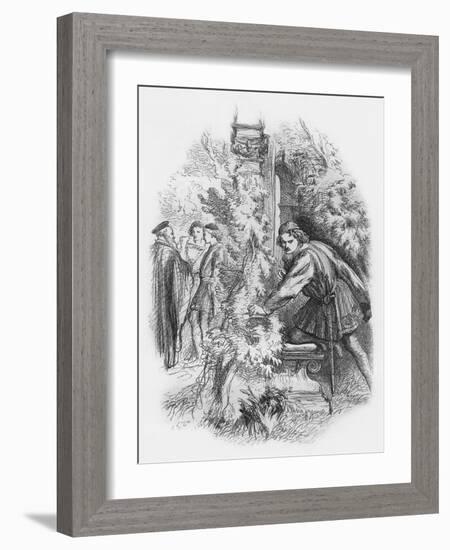 Much Ado about Nothing by William Shakespeare-John Gilbert-Framed Giclee Print