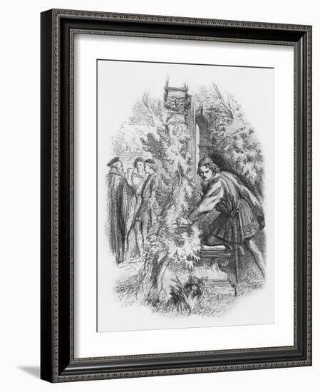 Much Ado about Nothing by William Shakespeare-John Gilbert-Framed Giclee Print