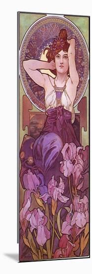 Mucha Amethyst-null-Mounted Giclee Print