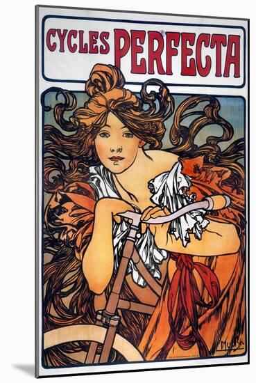 Mucha: Bicycle Ad, 1897-Alphonse Mucha-Mounted Giclee Print