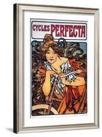 Mucha: Bicycle Ad, 1897-Alphonse Mucha-Framed Giclee Print