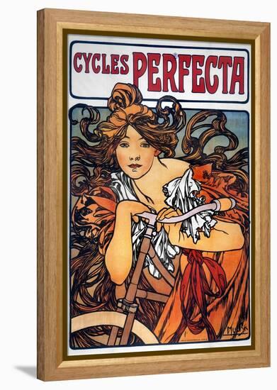 Mucha: Bicycle Ad, 1897-Alphonse Mucha-Framed Premier Image Canvas