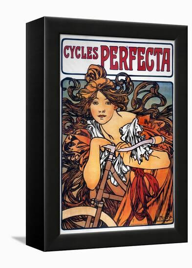 Mucha: Bicycle Ad, 1897-Alphonse Mucha-Framed Premier Image Canvas