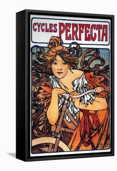 Mucha: Bicycle Ad, 1897-Alphonse Mucha-Framed Premier Image Canvas