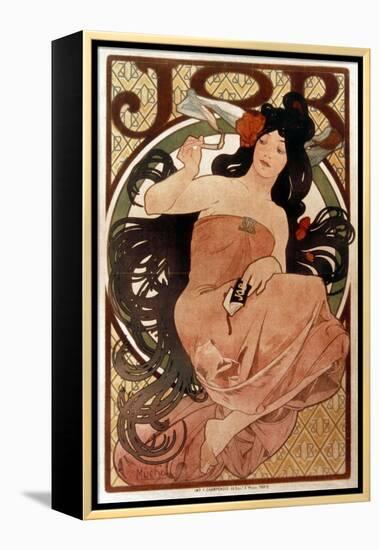 Mucha: Cigarette Paper Ad-Alphonse Mucha-Framed Premier Image Canvas