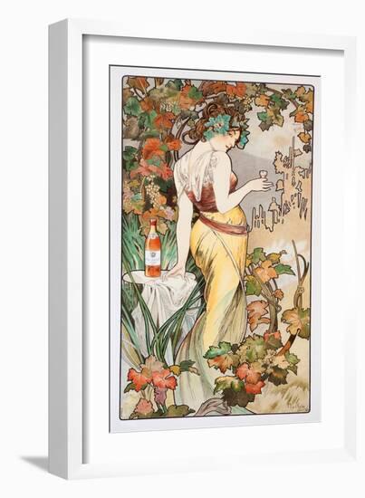 Mucha Cognac-Vintage Apple Collection-Framed Giclee Print