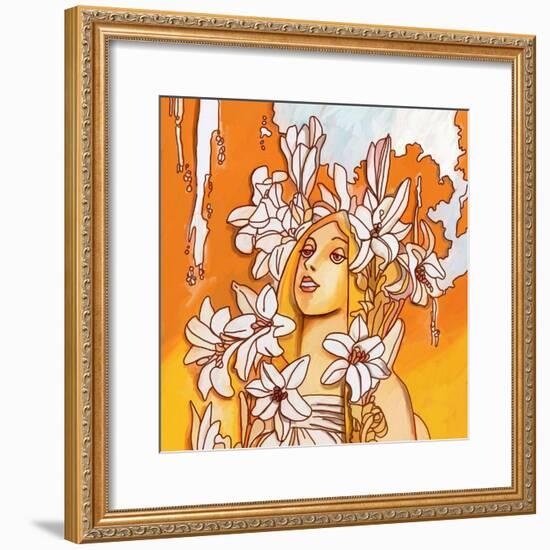 Mucha Lady 116 3-Howie Green-Framed Giclee Print