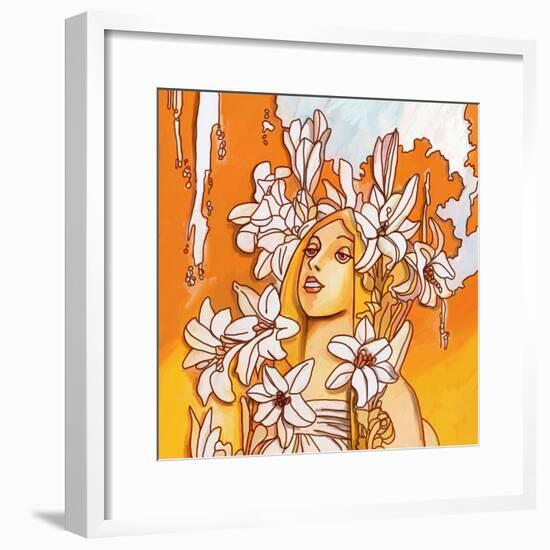 Mucha Lady 116 3-Howie Green-Framed Giclee Print