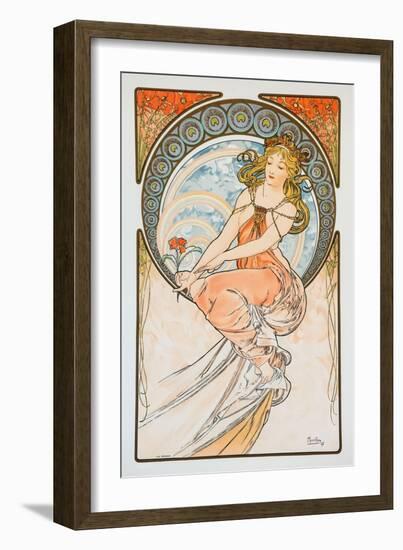 Mucha Lily-Vintage Apple Collection-Framed Giclee Print