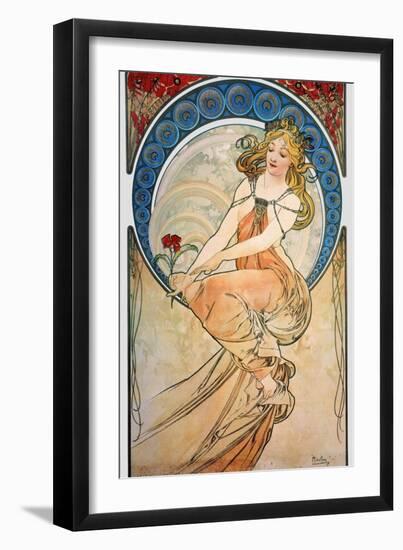 Mucha: Poster, 1898-Alphonse Mucha-Framed Giclee Print