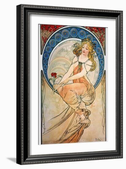 Mucha: Poster, 1898-Alphonse Mucha-Framed Giclee Print