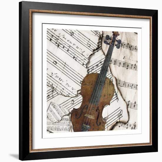 Mucical Elegance-Sheldon Lewis-Framed Art Print