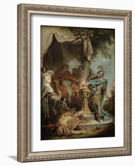 Mucius Scaevola Before Porsenna-Francois Boucher-Framed Giclee Print