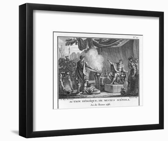 Mucius Scaevola, Would-Be Assassin of Lars Porsena-Augustyn Mirys-Framed Photographic Print