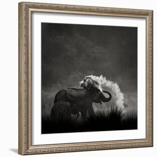 Mud Bath-Ganesh H Shankar-Framed Photographic Print