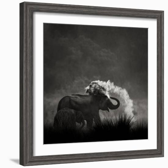 Mud Bath-Ganesh H Shankar-Framed Photographic Print