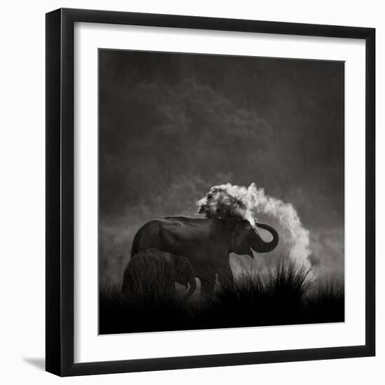 Mud Bath-Ganesh H Shankar-Framed Photographic Print