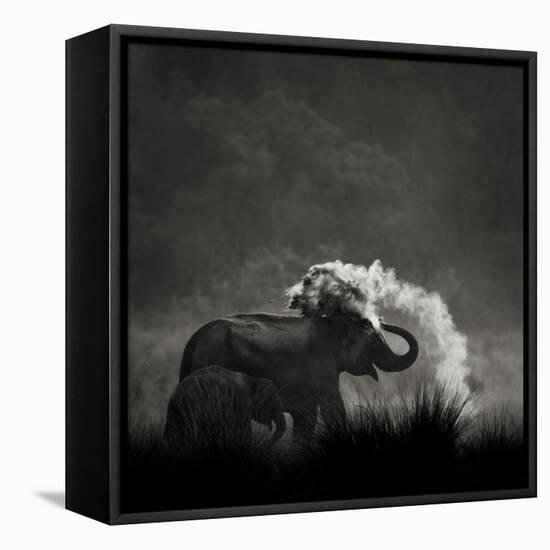 Mud Bath-Ganesh H Shankar-Framed Premier Image Canvas