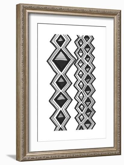 Mud Cloth Study I-Renee W^ Stramel-Framed Art Print