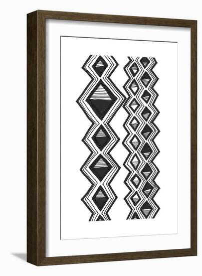 Mud Cloth Study I-Renee W^ Stramel-Framed Art Print