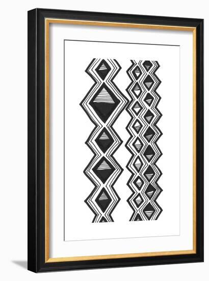 Mud Cloth Study I-Renee W^ Stramel-Framed Art Print