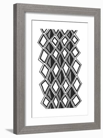 Mud Cloth Study III-Renee W^ Stramel-Framed Art Print