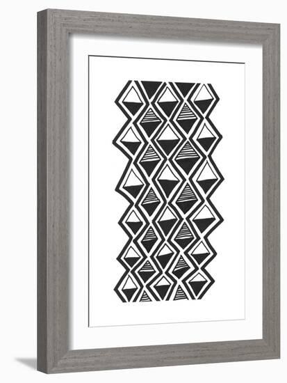 Mud Cloth Study IV-Renee W^ Stramel-Framed Art Print