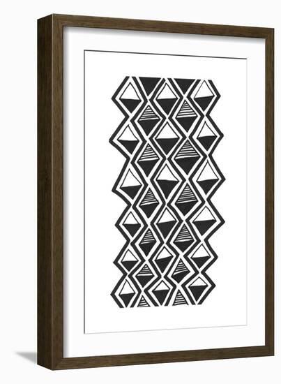 Mud Cloth Study IV-Renee W^ Stramel-Framed Art Print