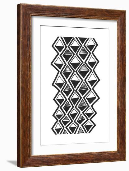 Mud Cloth Study IV-Renee W^ Stramel-Framed Art Print