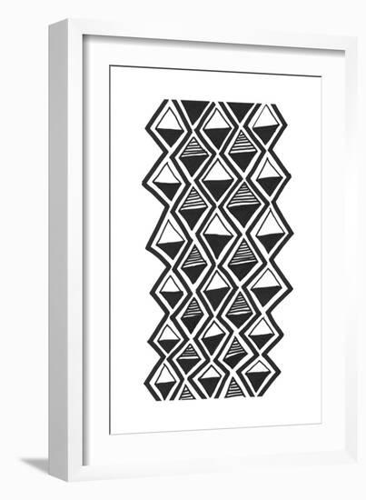 Mud Cloth Study IV-Renee W^ Stramel-Framed Art Print