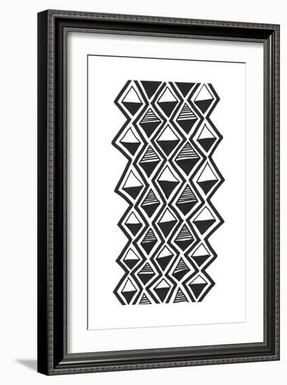 Mud Cloth Study IV-Renee W^ Stramel-Framed Art Print