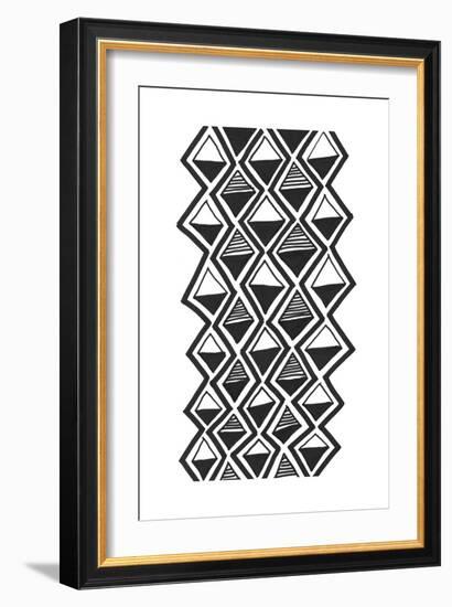 Mud Cloth Study IV-Renee W^ Stramel-Framed Art Print