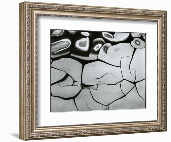 Mud Cracks, c. 1970-Brett Weston-Framed Photographic Print