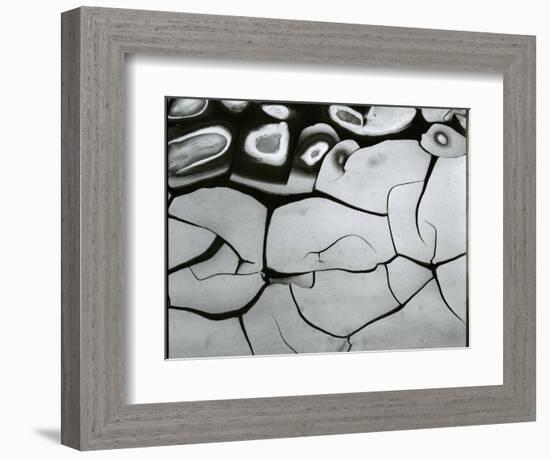 Mud Cracks, c. 1970-Brett Weston-Framed Photographic Print