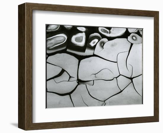 Mud Cracks, c. 1970-Brett Weston-Framed Photographic Print