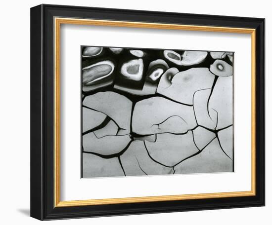 Mud Cracks, c. 1970-Brett Weston-Framed Photographic Print