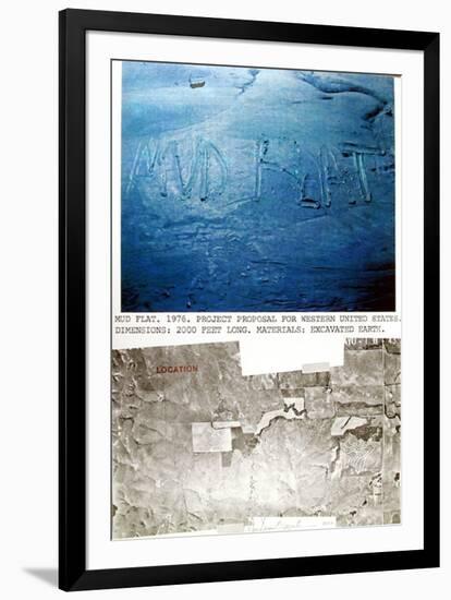 Mud Flat-Dennis Oppenheim-Framed Limited Edition