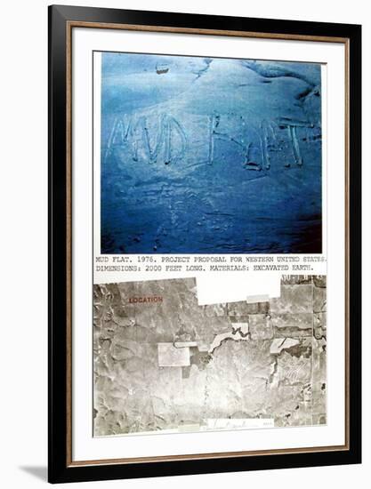 Mud Flat-Dennis Oppenheim-Framed Limited Edition