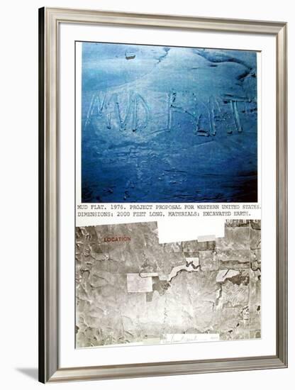 Mud Flat-Dennis Oppenheim-Framed Limited Edition