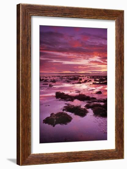 Mud Flats At Low Tide-Kaj Svensson-Framed Photographic Print