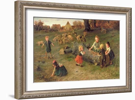 Mud Pies, 1873-Ludwig Knaus-Framed Giclee Print
