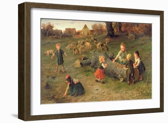 Mud Pies, 1873-Ludwig Knaus-Framed Giclee Print