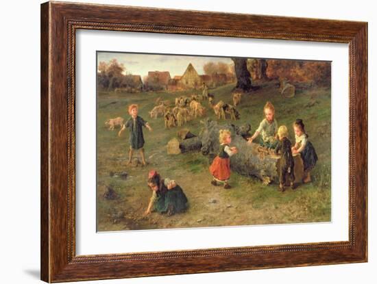 Mud Pies, 1873-Ludwig Knaus-Framed Giclee Print