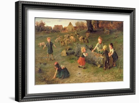 Mud Pies, 1873-Ludwig Knaus-Framed Giclee Print