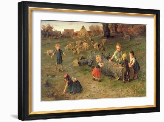 Mud Pies, 1873-Ludwig Knaus-Framed Giclee Print