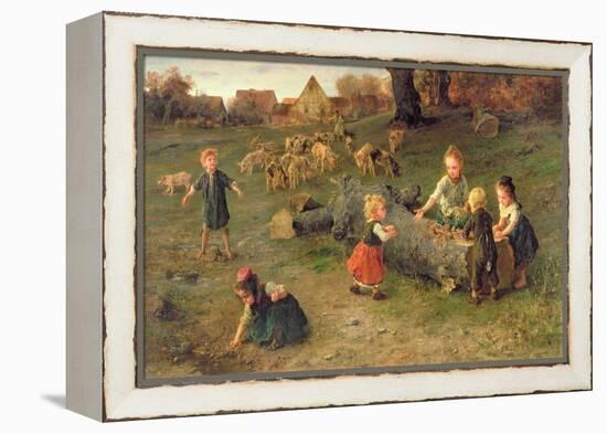 Mud Pies, 1873-Ludwig Knaus-Framed Premier Image Canvas