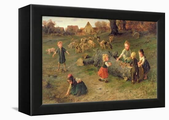 Mud Pies, 1873-Ludwig Knaus-Framed Premier Image Canvas