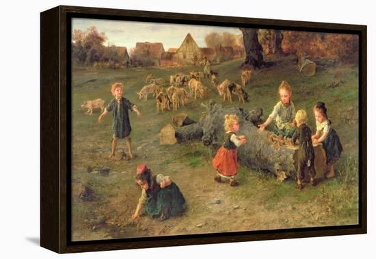 Mud Pies, 1873-Ludwig Knaus-Framed Premier Image Canvas