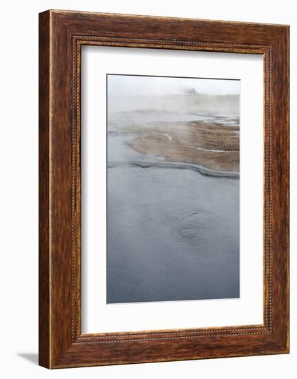 Mud Pool, Geothermal Area Namafjall, Myvatn Area, North Iceland-Julia Wellner-Framed Photographic Print